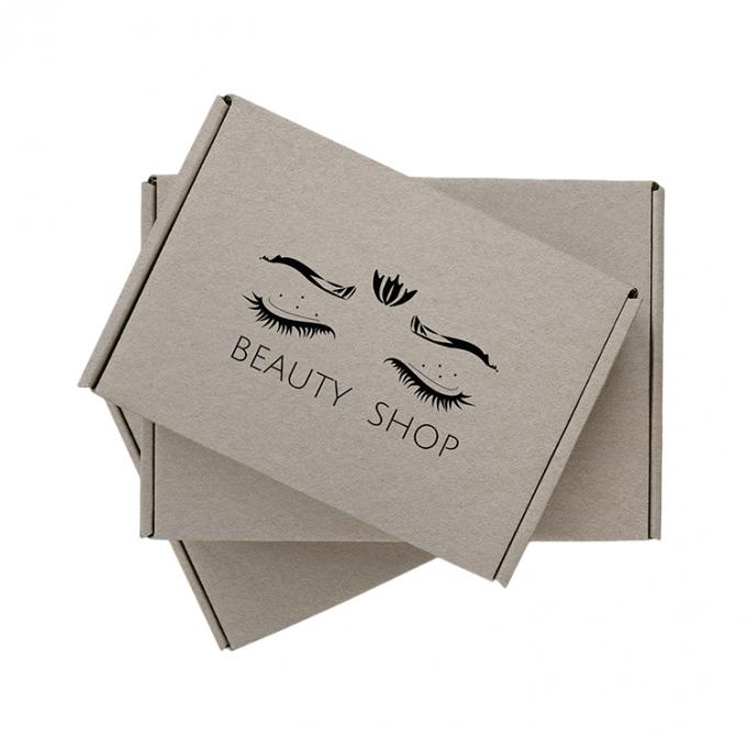 Encomenda personalizada Logotipo personalizado Impresso Elegante Moda Regalo Mailer Cartão Papel Cotovelo Caixa de Embalagem de Envio 3