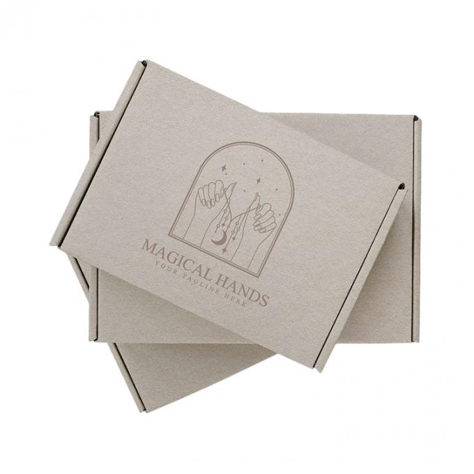 Encomenda personalizada Logotipo personalizado Impresso Elegante Moda Regalo Mailer Cartão Papel Cotovelo Caixa de Embalagem de Envio 1