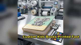 Serviços personalizados de impressão de livros de capa dura para crianças