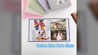 Custom Linen Photo Album 72 Pockets for 4x6 Photos