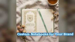 Cadernos de capa dura premium personalizados para o seu negócio