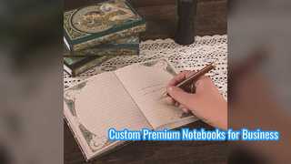 Cadernos de capa dura premium personalizados para o seu negócio