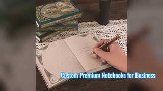 Cadernos de capa dura premium personalizados para o seu negócio