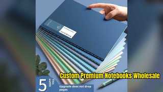 Cadernos premium personalizados no atacado para estudantes e escritórios