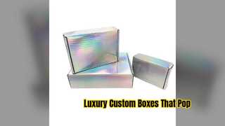 Caixas de envio impressas em cores luxuosas personalizadas