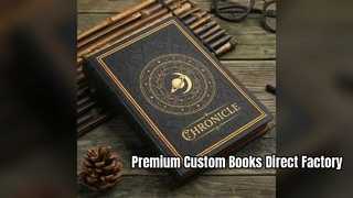 Fabricação de livros de capa dura personalizados premium para B2B