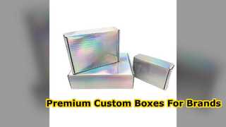 Caixas de envio impressas em cores luxuosas personalizadas
