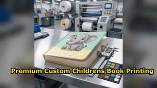 Serviço personalizado de impressão de livros infantis de capa dura
