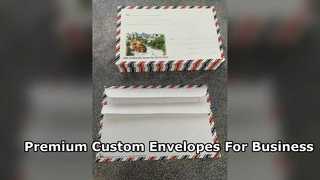 Envelopes de papel de luxo personalizados para empresas e presentes