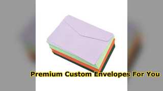 Envelopes coloridos personalizados para sua marca