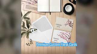 Cartões florais personalizados para o seu negócio