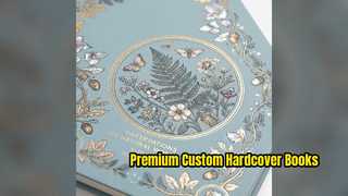 Fabricação de livros de capa dura personalizados premium para B2B