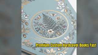Fabricação de livros de capa dura personalizados premium para B2B
