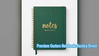 Fabricação de notebook com fio O personalizado premium direto da fábrica