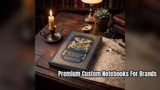 Cadernos de capa dura premium personalizados para o seu negócio