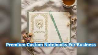 Cadernos de capa dura premium personalizados para o seu negócio