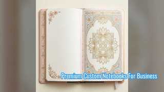 Cadernos de capa dura premium personalizados para o seu negócio